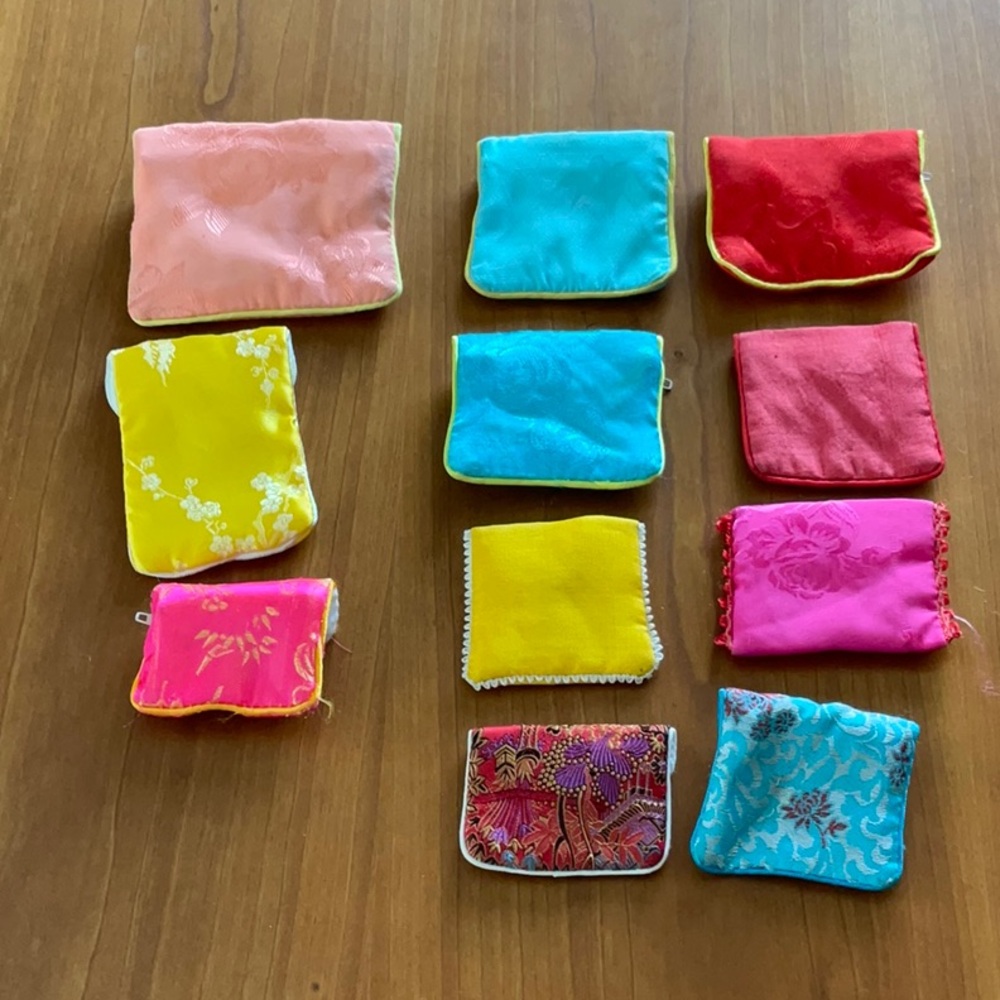 Colorful Fabric Pouch Set - Picture 5 of 6